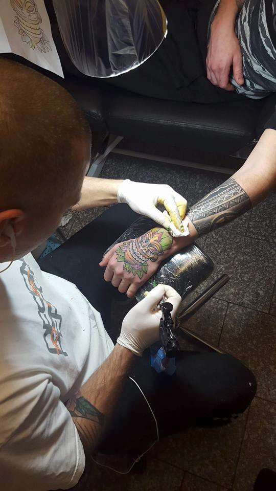 Marek Labo pri práci